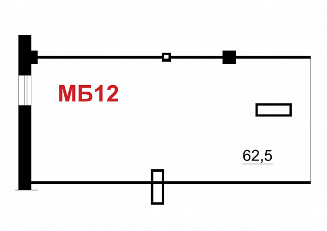 фото ТОРГОВОЕ ПОМЕЩЕНИЕ 62,5 м2 (277) 0
